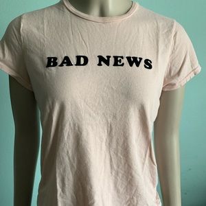 Urban outfitters kids bad news tshirt